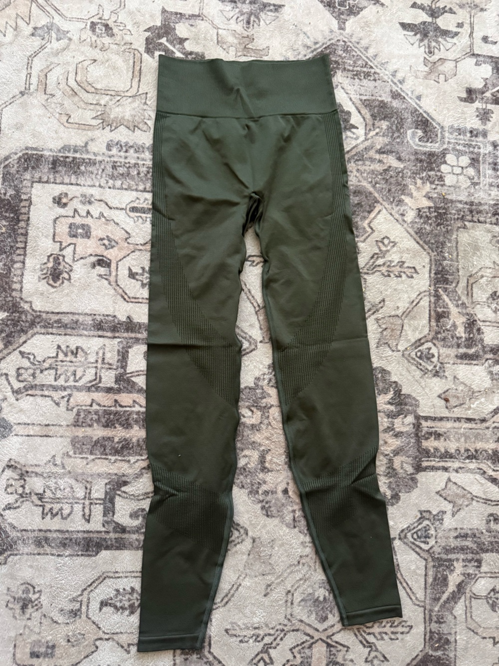 Active USA Olive Green Men's Seamless Joggers